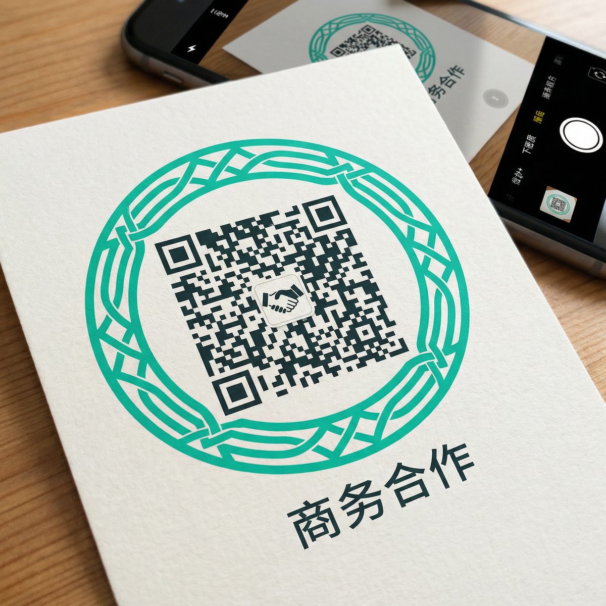 抖漫商务合作二维码